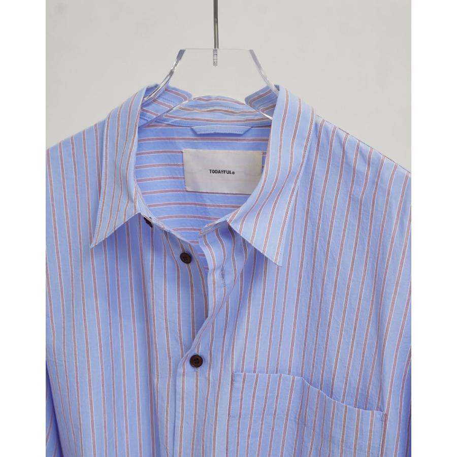 TODAYFUL  トゥデイフル Stripe Pocket Shirts 　即日発送の画像
