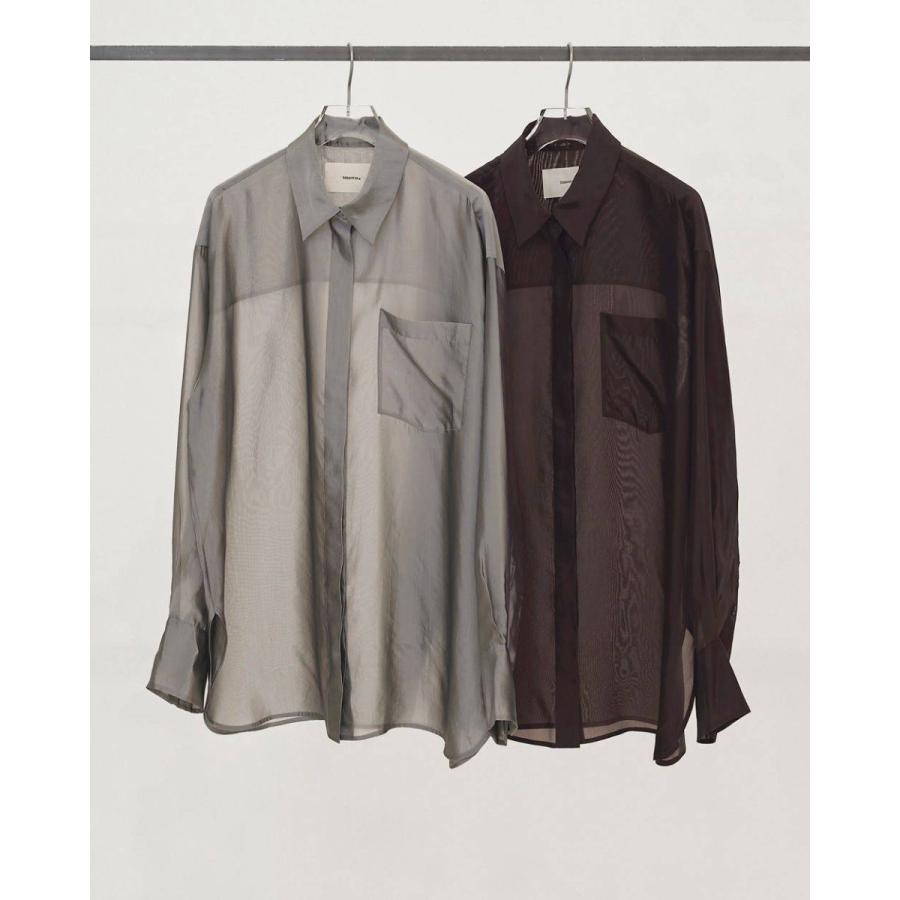 TODATFUL   トゥデイフル Chambray Silky Shirts 即日発送の画像