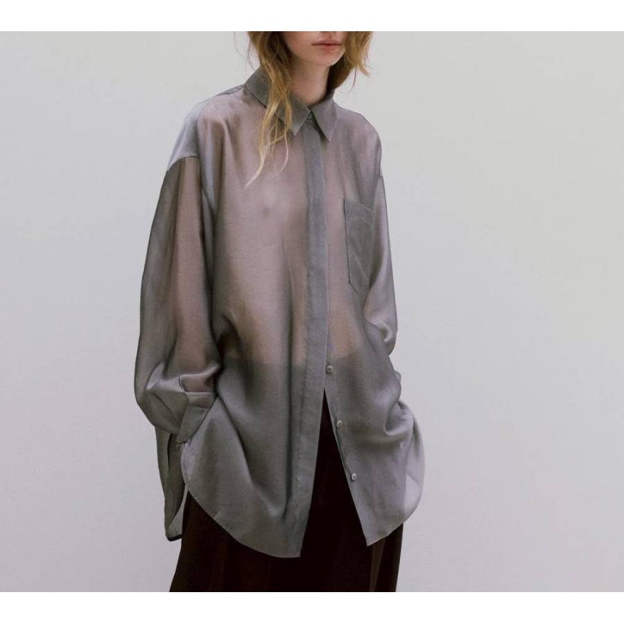 TODATFUL   トゥデイフル Chambray Silky Shirts 即日発送の画像