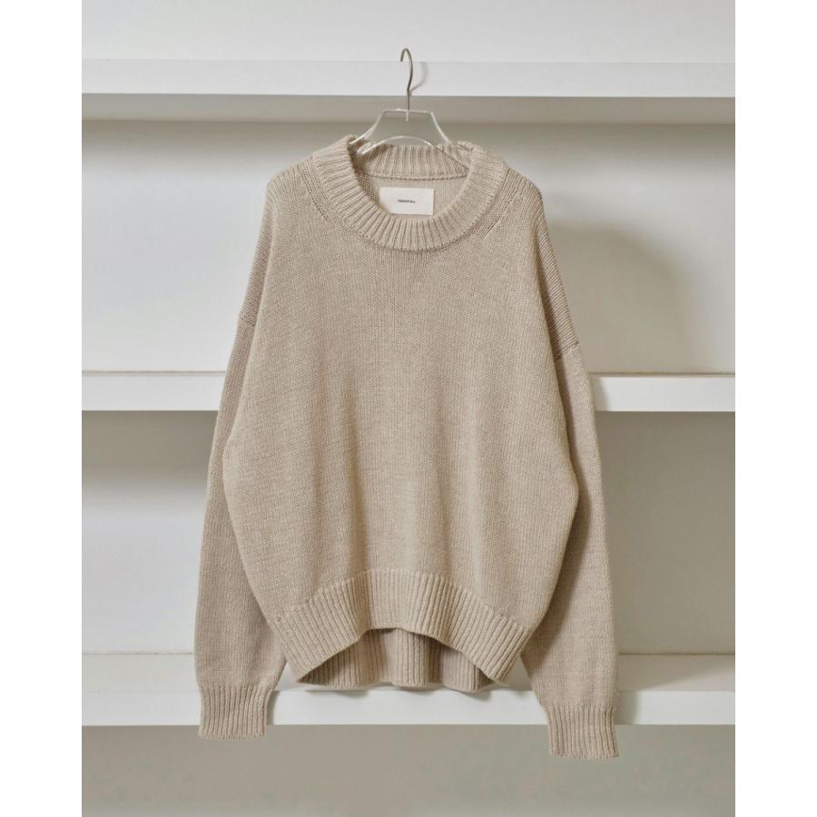 極美品　todayful Roundhem Linen Knit ナチュラル TODAYFUL トゥデイフル 即日発送 Roundhem Linen Knit : RAPTURE