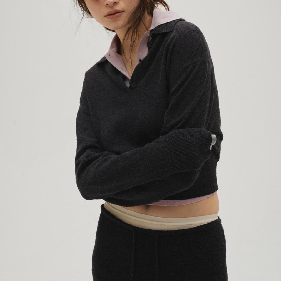 【TODAYFUL】Layered Polo Knit チョコ TODAYFUL トゥデイフル 2026springsummer トップス Layered Polo Knit