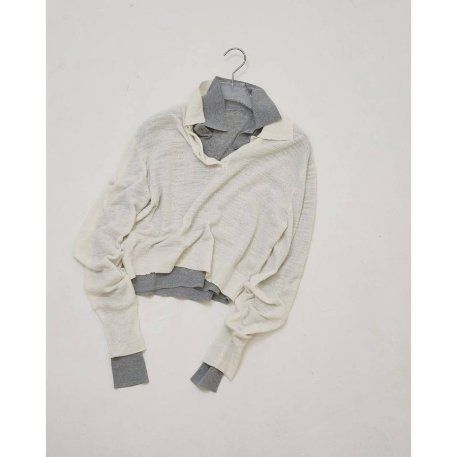 【新品】todayful Layered Polo Knit ダークグレー TODAYFUL(トゥデイフル) / Life's online store（ライフズ） / Layered