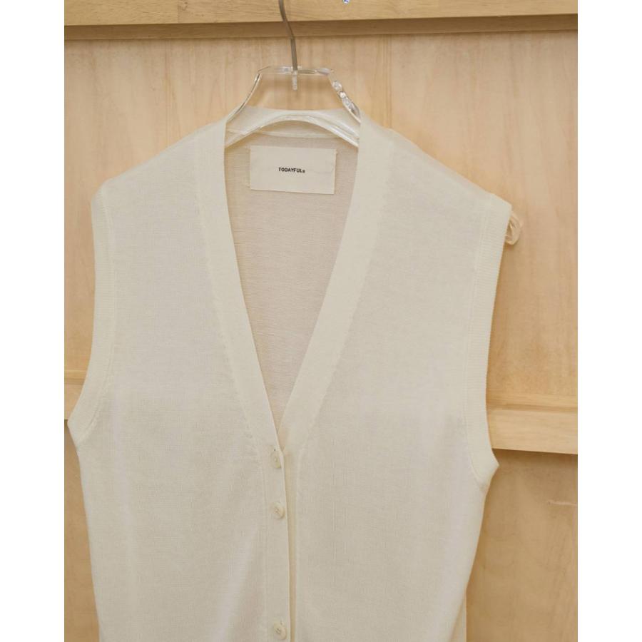TODAYFUL トゥデイフル Tencelsilk Knit Vest 即日発送 : RAPTURE