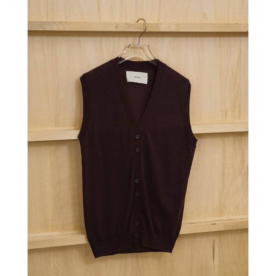 TODAYFUL トゥデイフル Tencelsilk Knit Vest 即日発送 : RAPTURE