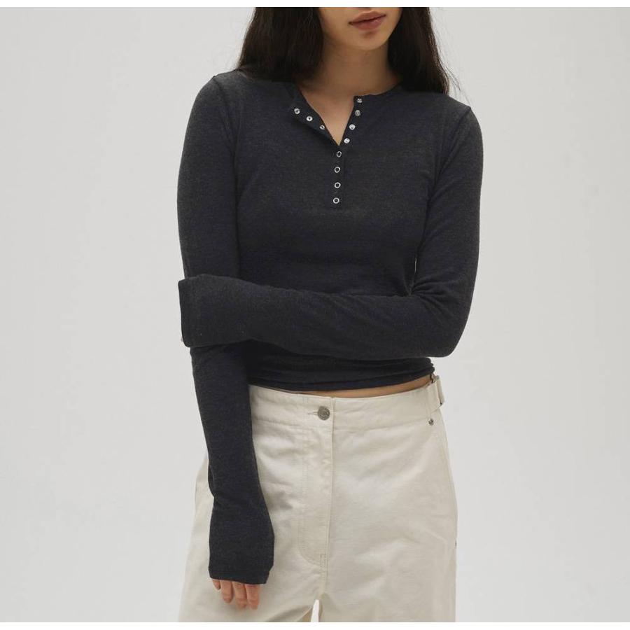 TODAYFUL トゥデイフル Henleyneck Soft Tops 即日発送 : RAPTURE