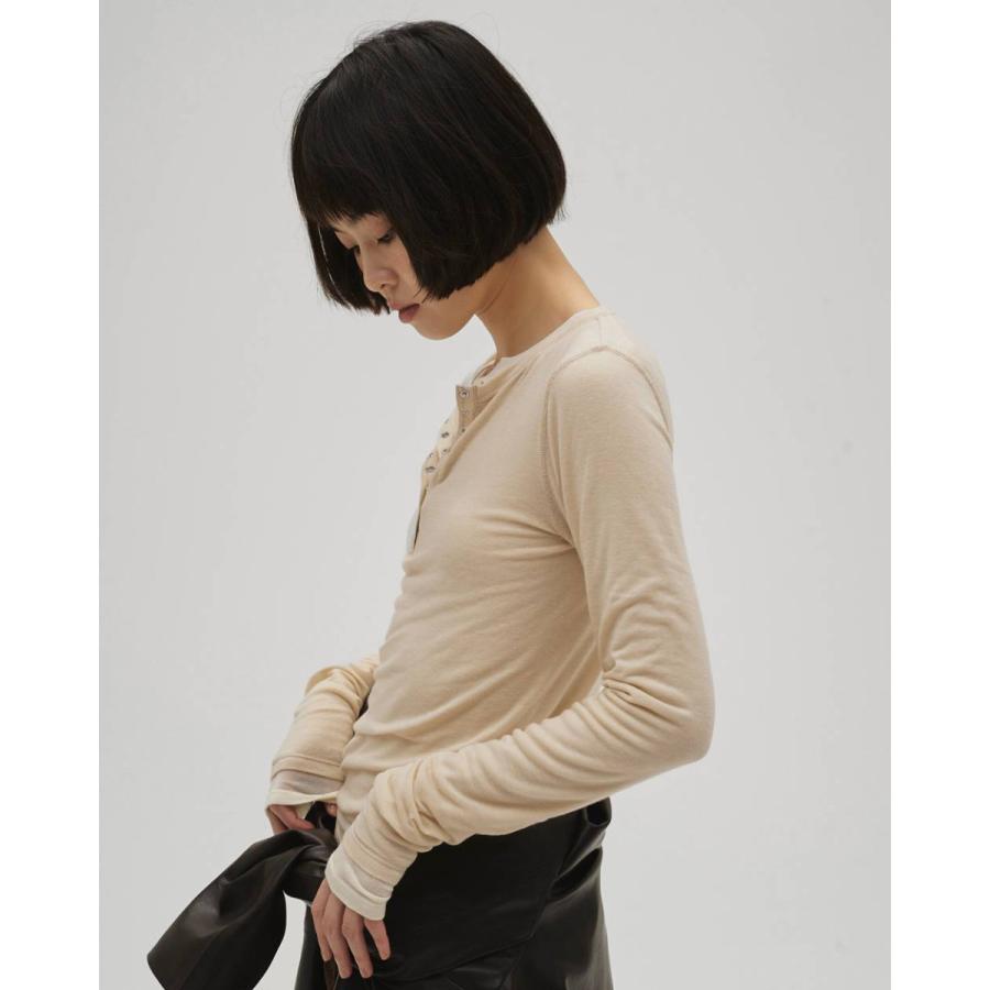 TODAYFUL トゥデイフル Henleyneck Soft Tops 即日発送 : RAPTURE