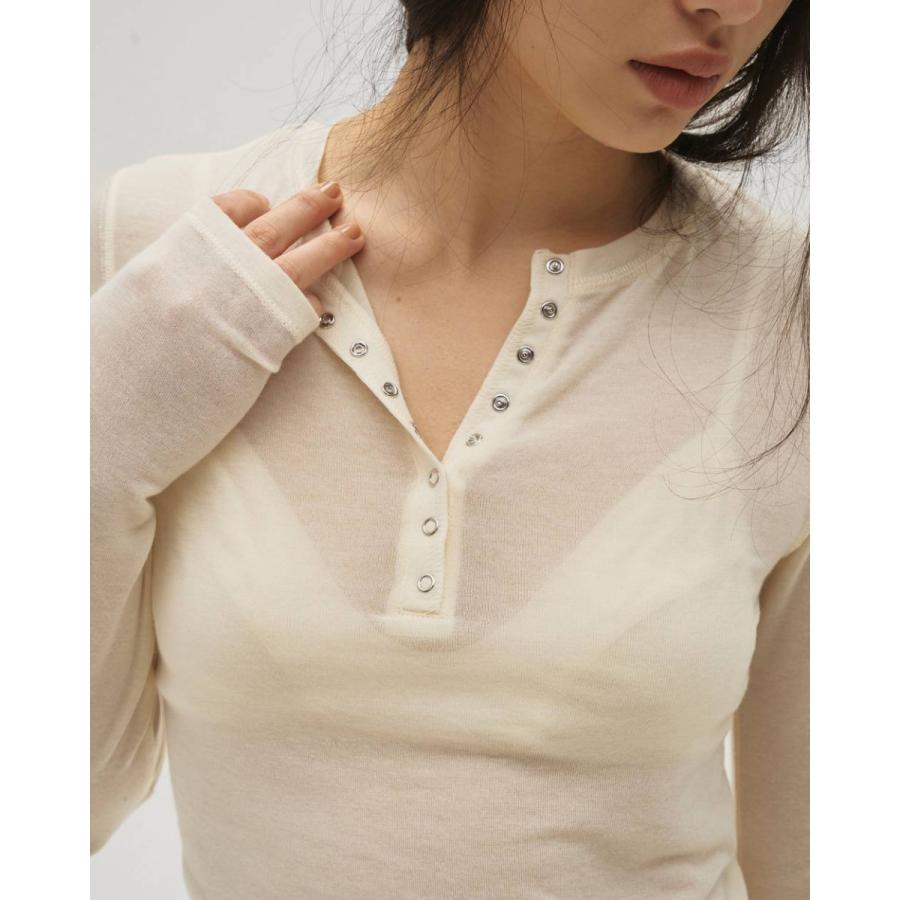 TODAYFUL トゥデイフル Henleyneck Soft Tops 即日発送 : RAPTURE