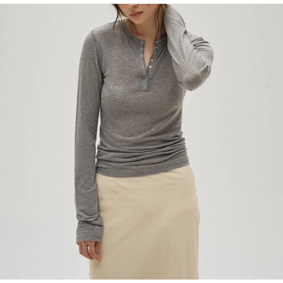 TODAYFUL トゥデイフル Henleyneck Soft Tops 即日発送 : RAPTURE