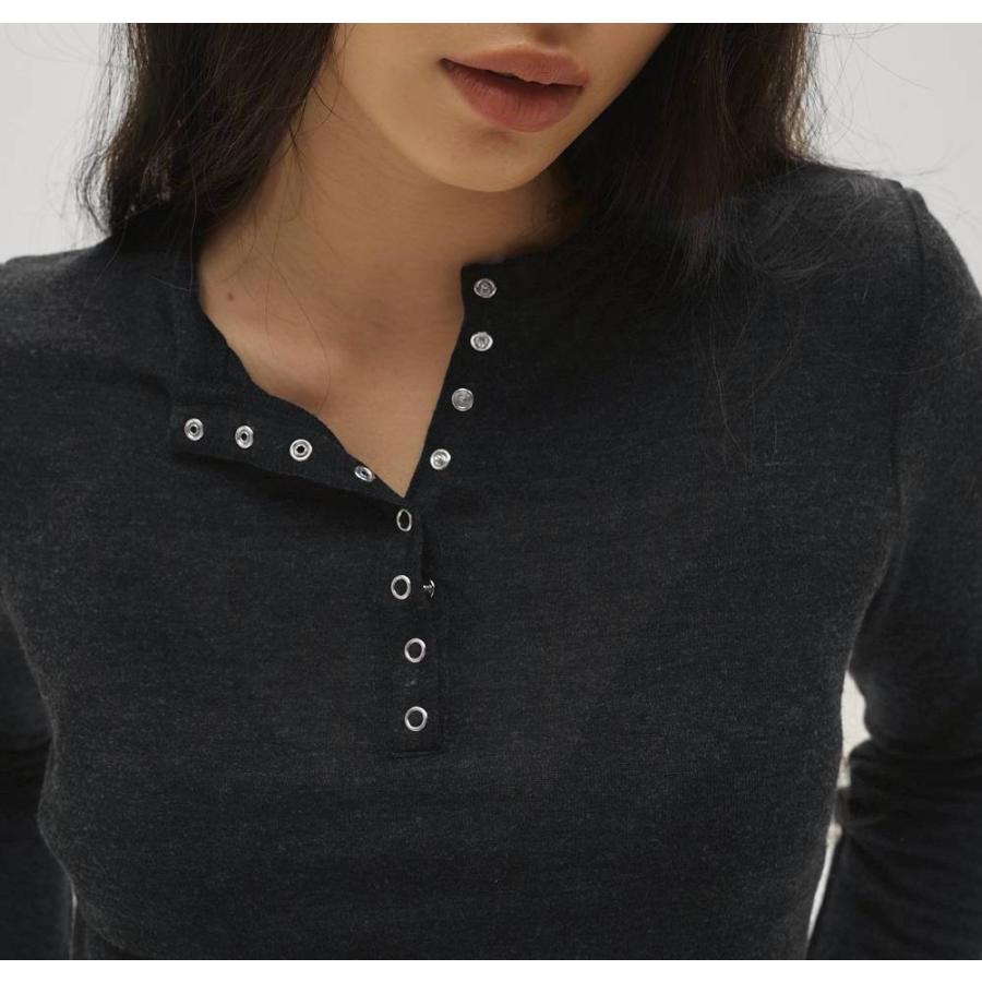 TODAYFUL トゥデイフル Henleyneck Soft Tops 即日発送 : RAPTURE