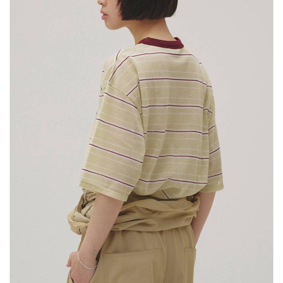 TODAYFUL トゥデイフル Sheer Border T-shirt 即日発送 : RAPTURE