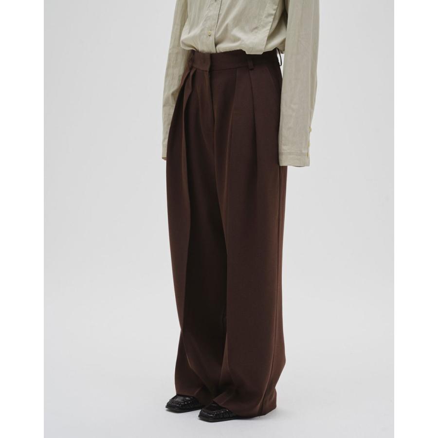 TODAYFUL トゥデイフル Tuck Wide Trousers 即日発送 : RAPTURE - 通販
