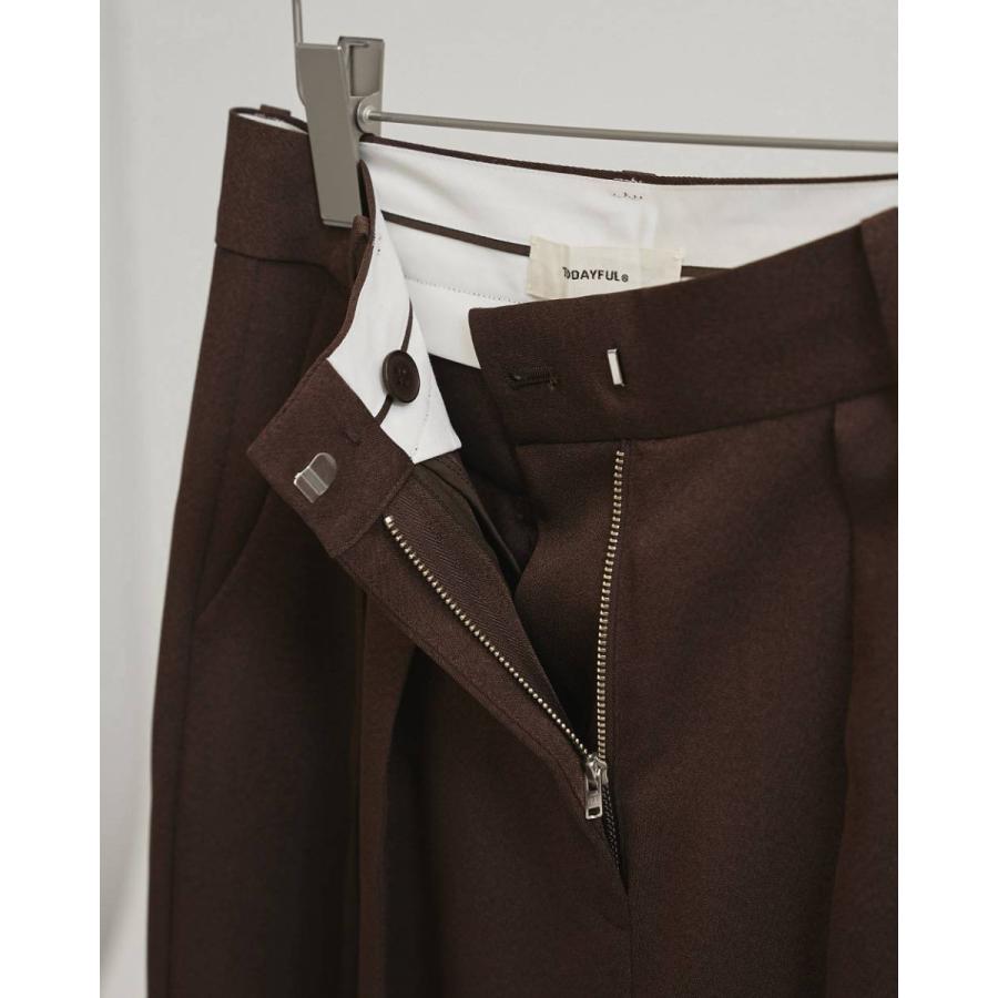 TODAYFUL トゥデイフル Tuck Wide Trousers 即日発送 : RAPTURE - 通販