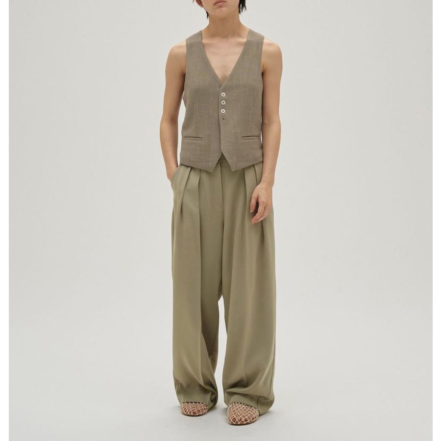 TODAYFUL トゥデイフル Tuck Wide Trousers 即日発送 : RAPTURE - 通販