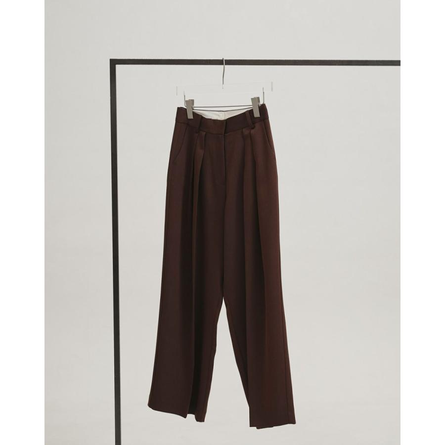 TODAYFUL トゥデイフル Tuck Wide Trousers 即日発送 : RAPTURE - 通販