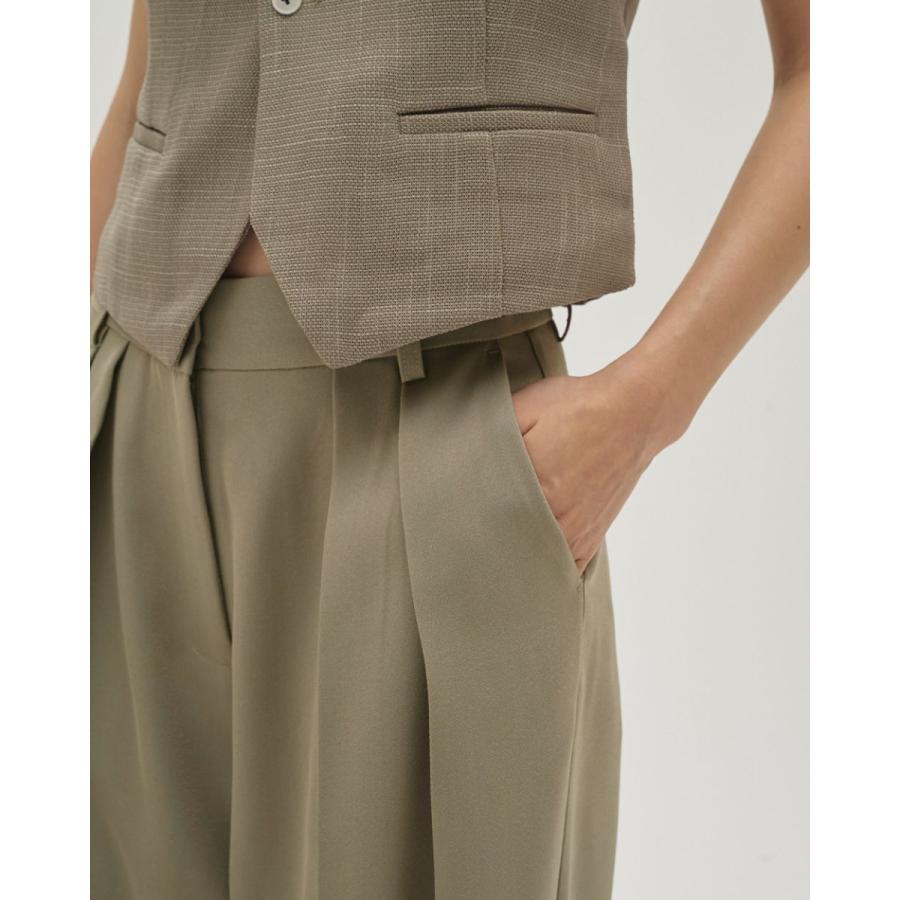 TODAYFUL トゥデイフル Tuck Wide Trousers 即日発送 : RAPTURE - 通販