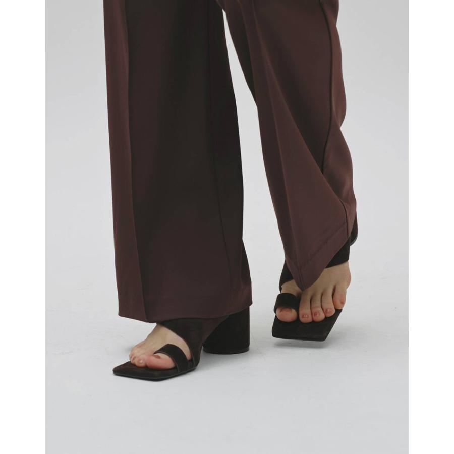 TODAYFUL SALE トゥデイフル Square Suede Sandals 即日発送 : RAPTURE