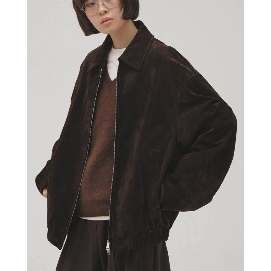 Suede Zip Blouson  TODAYFUL  トゥデイフル 予約商品の画像