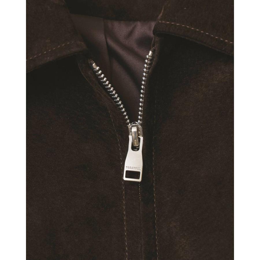 Suede Zip Blouson  TODAYFUL  トゥデイフル 予約商品の画像