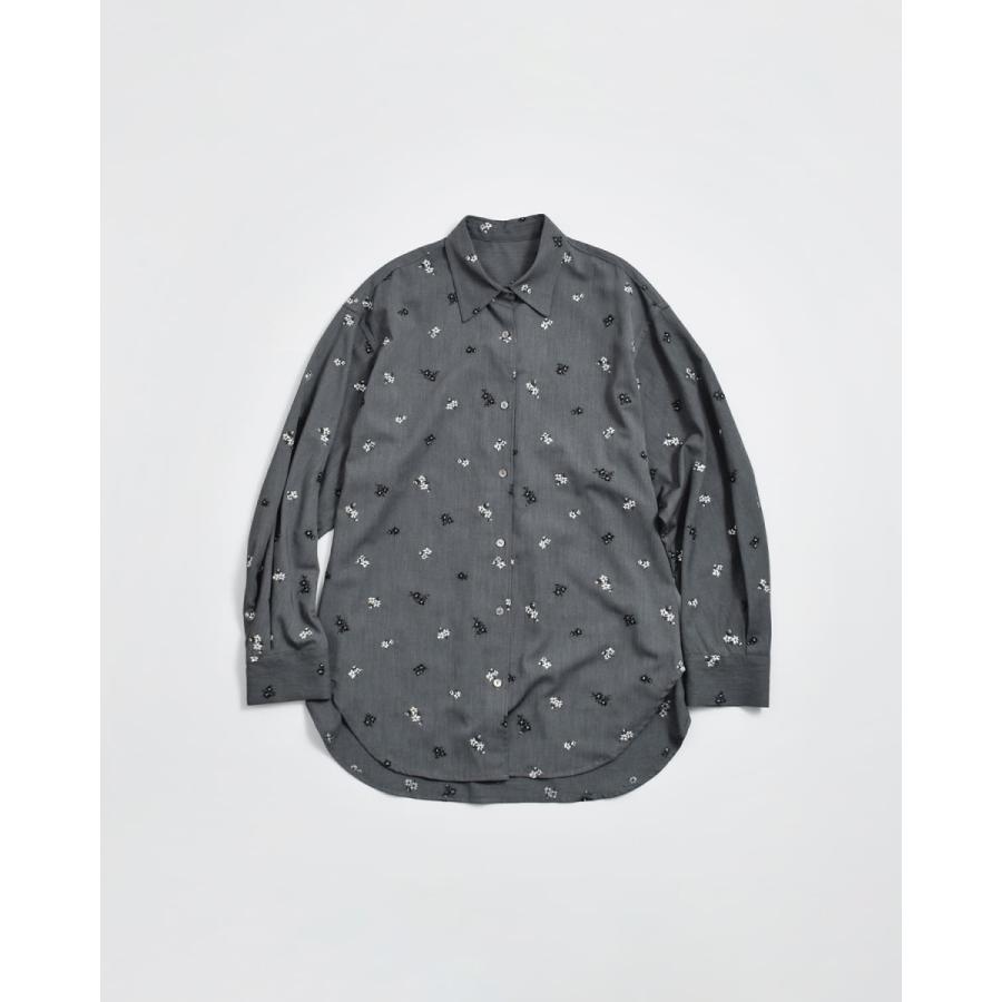 CREDONA クレドナ FLOWER EMBROIDERY SHIRTS 即日発送 1426110018の画像