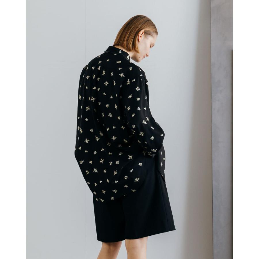 CREDONA クレドナ FLOWER EMBROIDERY SHIRTS 即日発送 1426110018の画像