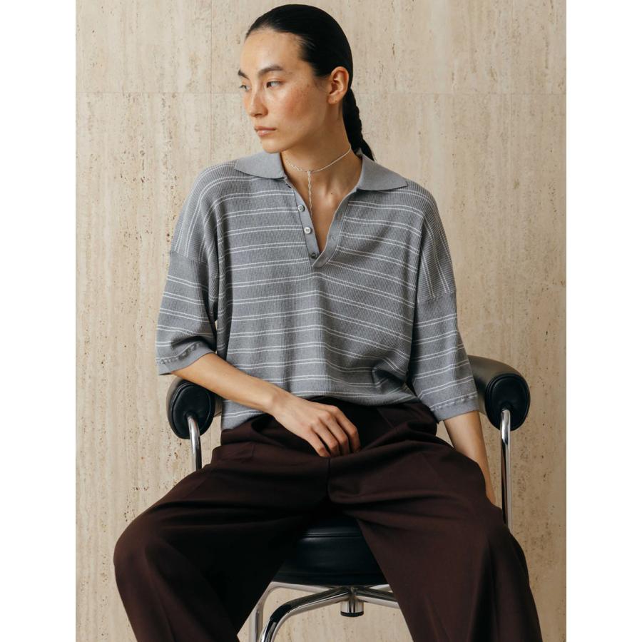 CREDONA（クレドナ） MULCH BORDER KNIT POLO 即日発送 : RAPTURE