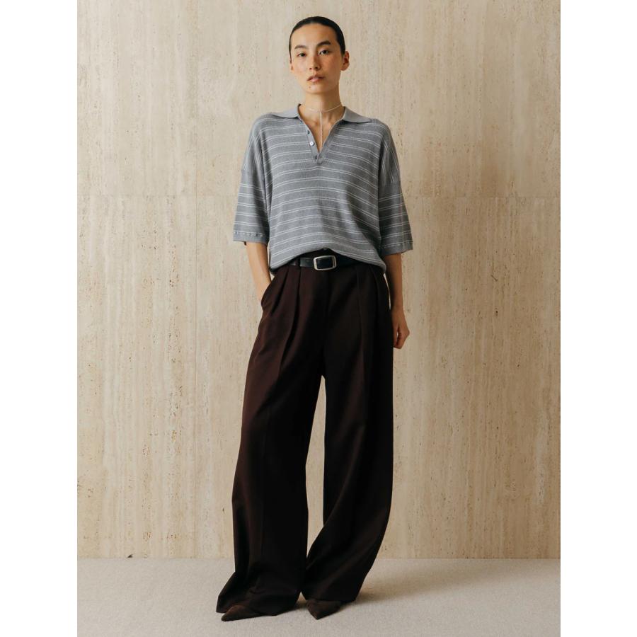 CREDONA（クレドナ） MULCH BORDER KNIT POLO 即日発送 : RAPTURE