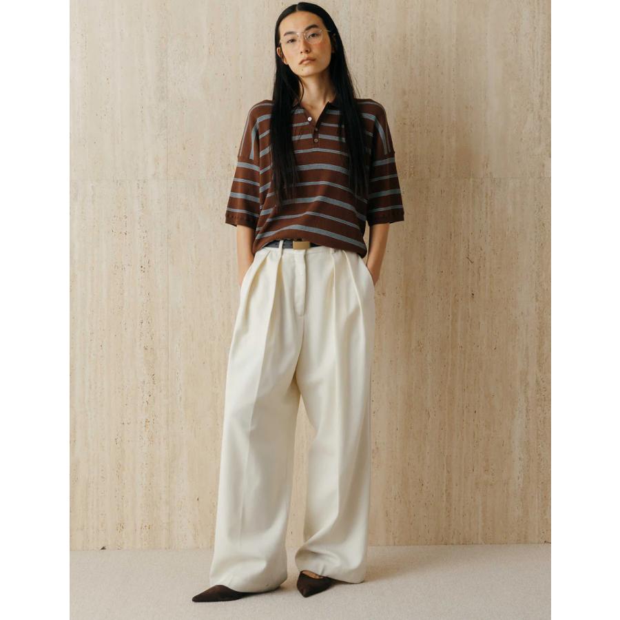 CREDONA（クレドナ） MULCH BORDER KNIT POLO 即日発送 : RAPTURE