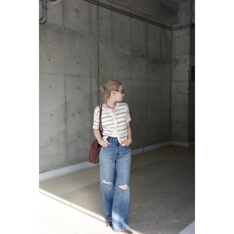 CREDONA（クレドナ） MULCH BORDER KNIT H/S CARDIGAN 即日発送 限定
