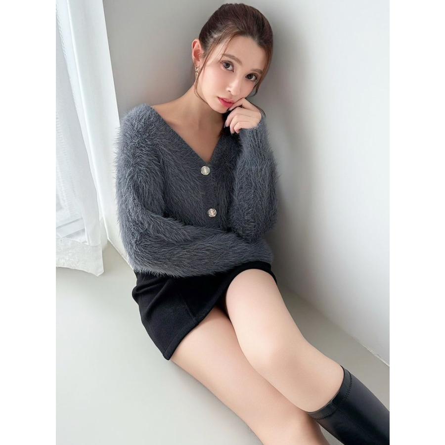 【美品✨】フォクシー ニットジャケット リブジップカーディガン 38 RESEXXY（リゼクシー） シャギーニットカーディガン 即日発送 期間限定