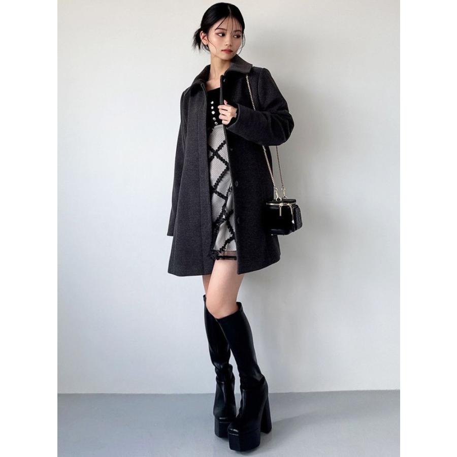 RESEXXY（リゼクシー） ドッキングフレアミニニットワンピース 即日