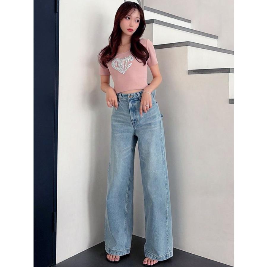 RESEXXY リゼクシー バックリボンデニムパンツ 即日発送  1526324345の画像