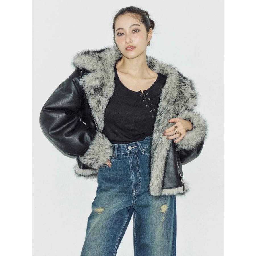 EVRIS（エヴリス） エブリス【SNSでバズり中】リバーシブルフェイク