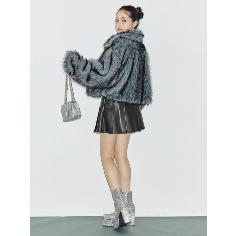 EVRIS（エヴリス） エブリス フェイクファーショートブルゾン 即日発送