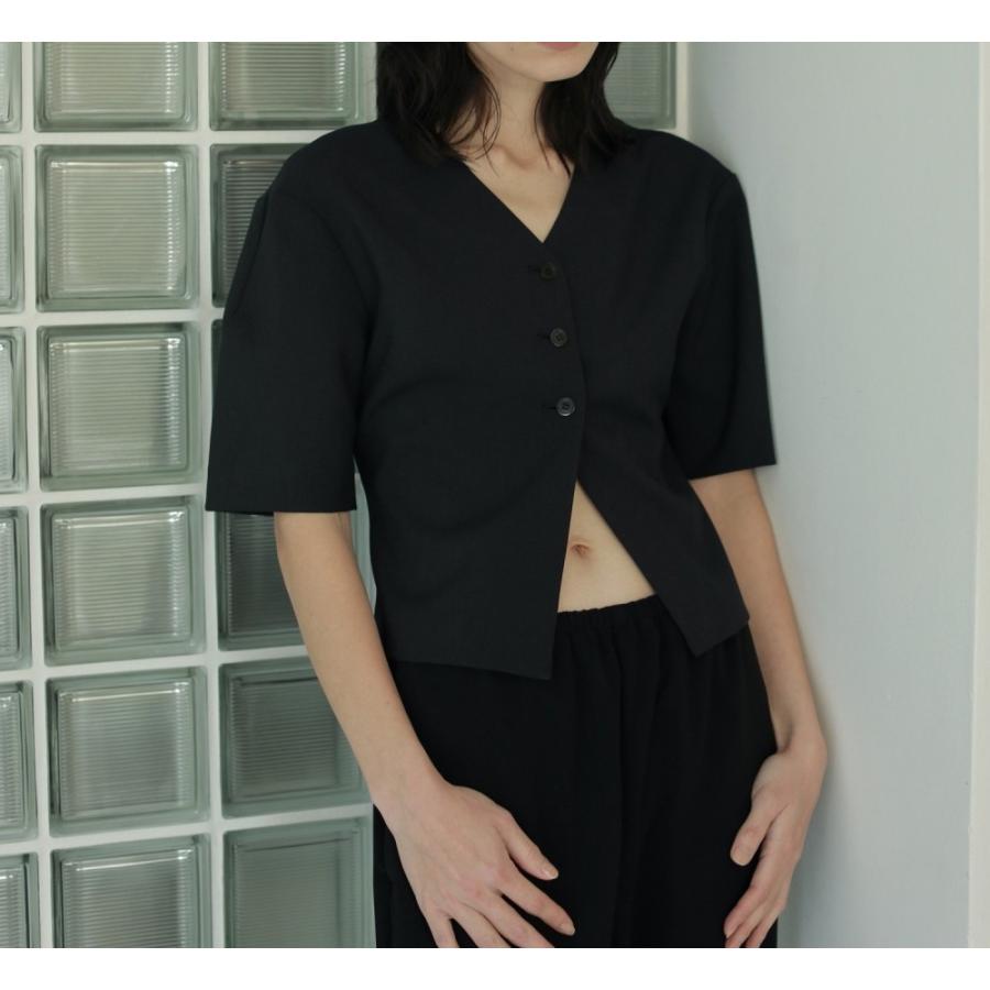 ANUKE (アンヌーク）Vneck Compact Shirts 即日発送 : RAPTURE - 通販
