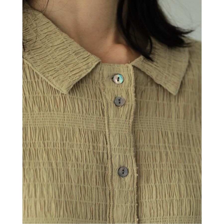 ANUKE(アンヌーク）Shirring Mellow Shirts 即日発送 : RAPTURE - 通販