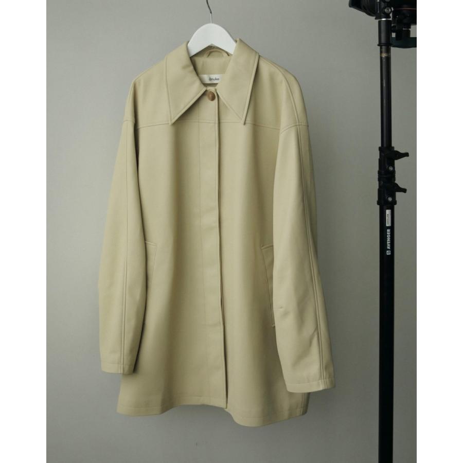 anuke ANUKE (アンヌーク)Ecoleather Over Jacket 即日発送 anuke ANUKE (アンヌーク)Ecoleather Over Jacket 即日発送