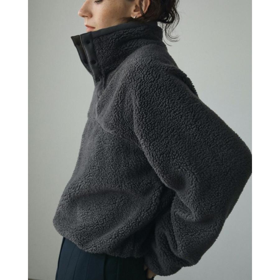 完売品　アンヌーク　ボアブルゾン　チャコールグレー anuke（アンヌーク） (アンヌーク）Boa Blouson 即日発送 : RAPTURE