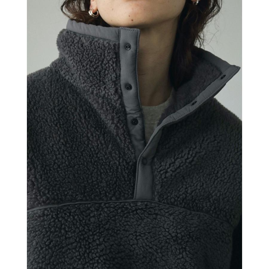 完売品　アンヌーク　ボアブルゾン　チャコールグレー anuke（アンヌーク） (アンヌーク）Boa Blouson 即日発送 : RAPTURE