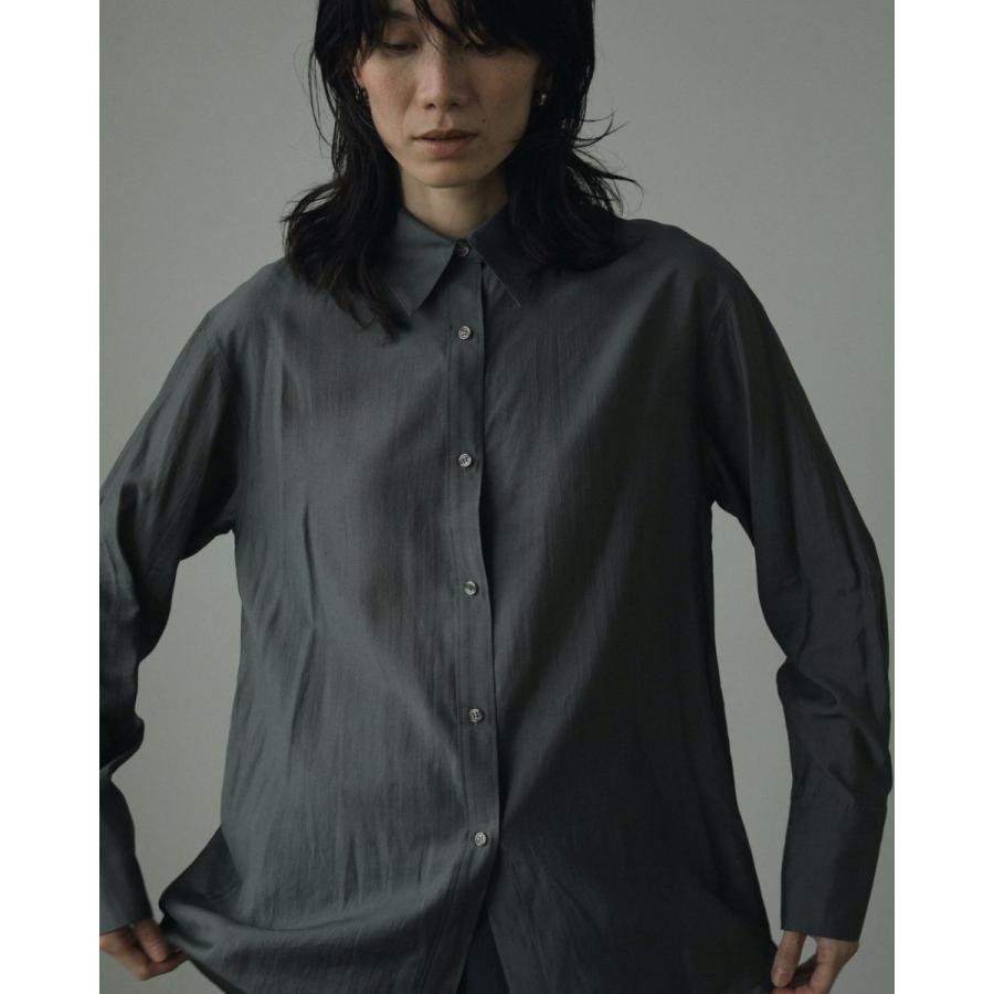 anuke（アンヌーク） SALE (アンヌーク）Sheer Satin Shirts 即日発送