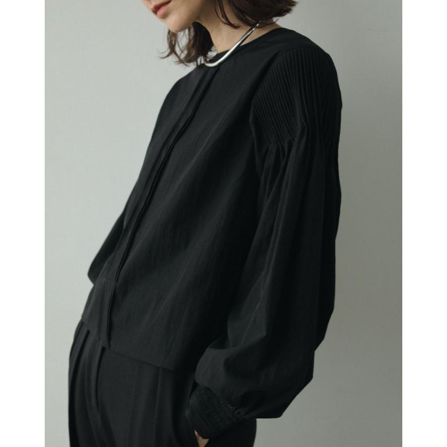 anuke（アンヌーク） (アンヌーク）Typewriter Pintuck Blouse 即日