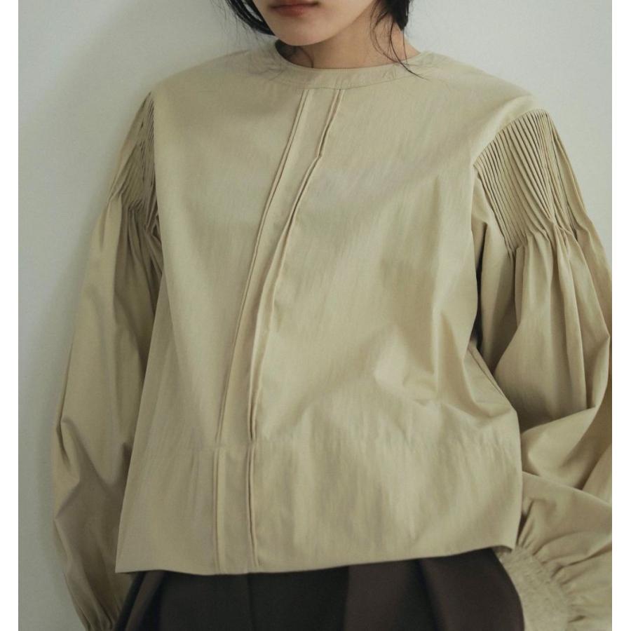 anuke（アンヌーク） (アンヌーク）Typewriter Pintuck Blouse 即日