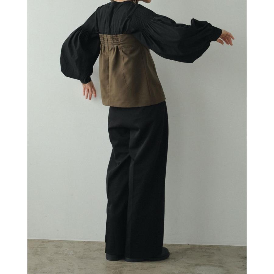 anuke（アンヌーク） (アンヌーク）Typewriter Pintuck Blouse 即日