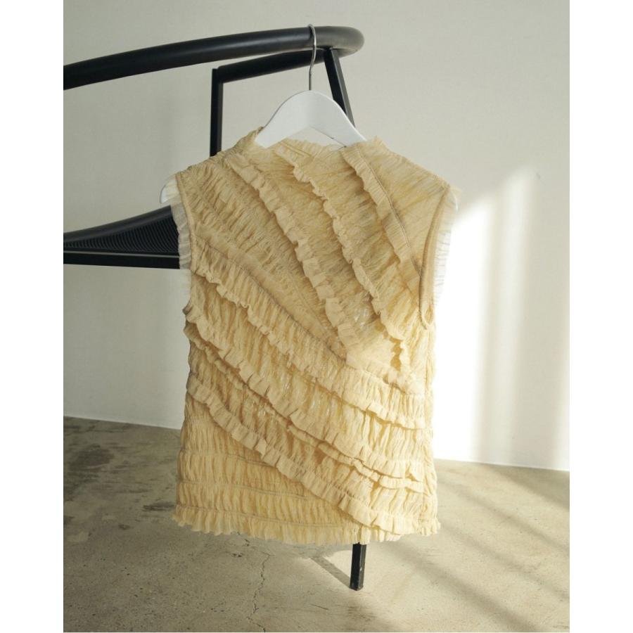 anuke ANUKE (アンヌーク）Tulle Frill Tops 即納 : RAPTURE