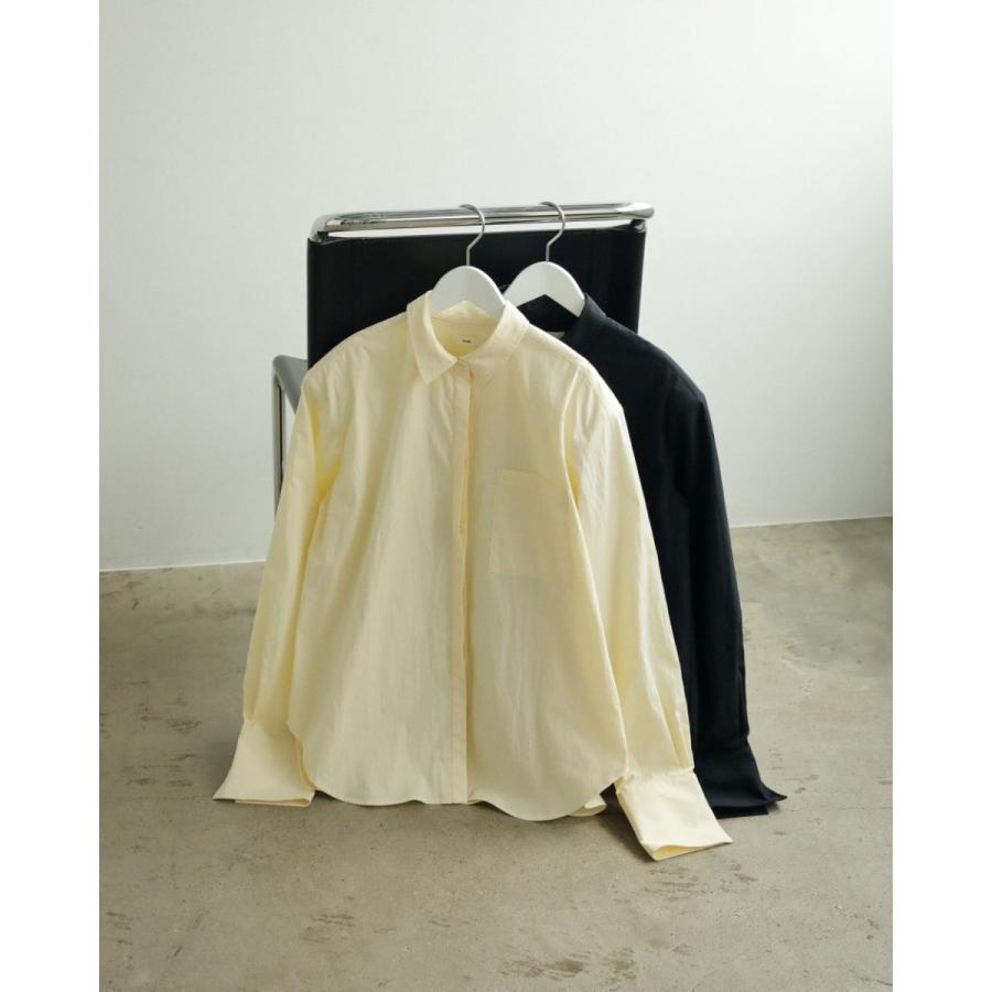 シャツ+ブラウス(長袖+七分) anuke Typewriter Shirring Tops anuke（アンヌーク） tシャツ Typewriter Shirring Tops レディース