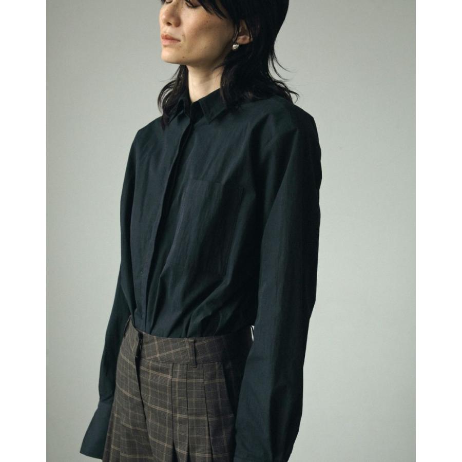 シャツ+ブラウス(長袖+七分) anuke Typewriter Shirring Tops anuke（アンヌーク） Typewriter Box Shirts 即日発送 : RAPTURE