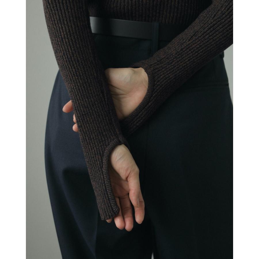 anuke（アンヌーク） Slit Turtle Knit 即日発送 : RAPTURE - 通販