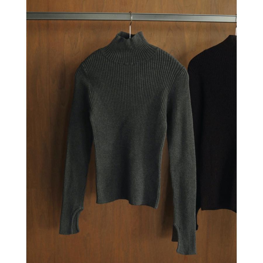 anuke（アンヌーク） Slit Turtle Knit 即日発送 : RAPTURE - 通販