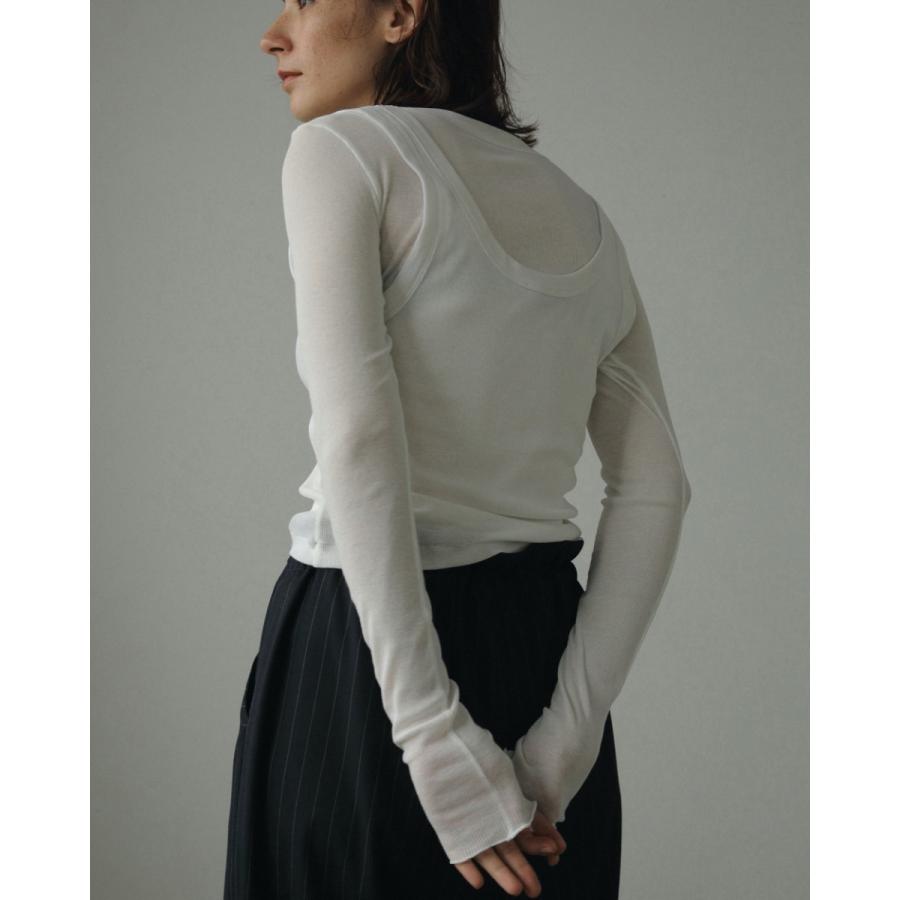 anuke SALE ANUKE (アンヌーク)Layered Rib Tops 即納 anuke SALE ANUKE (アンヌーク)Layered Rib Tops 即納