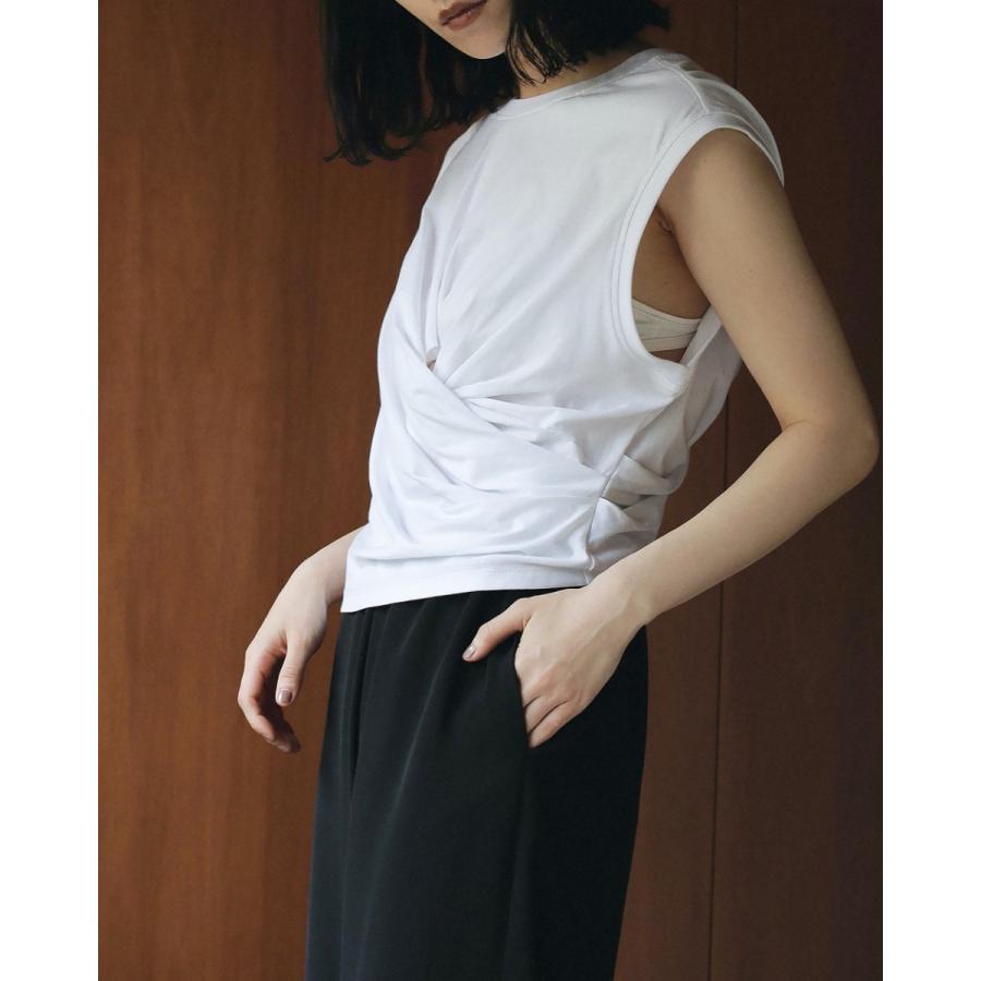 Tシャツ(半袖/袖なし) anuke Drape Cut Tanktop anuke（アンヌーク） SALE ANUKE (アンヌーク）Drape Cut Tanktop 即日