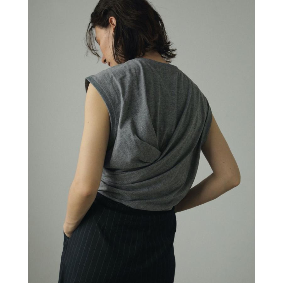 anuke（アンヌーク） SALE ANUKE (アンヌーク）Drape Cut Tanktop 即日